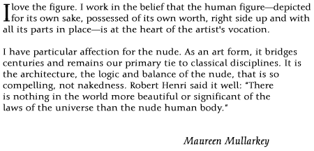 Maureen Mullarkey Paintings Statement